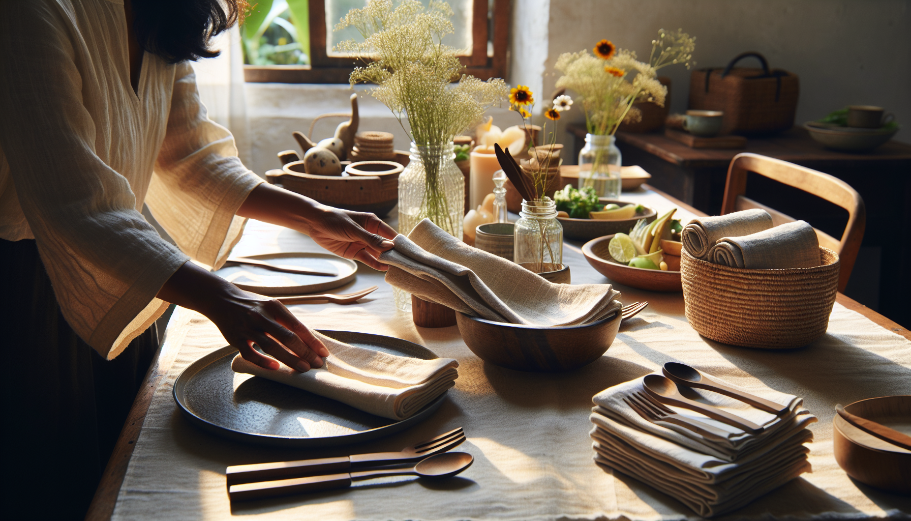 Organic Linen Napkins for Zero-Waste Tables: A Sustainable Choice