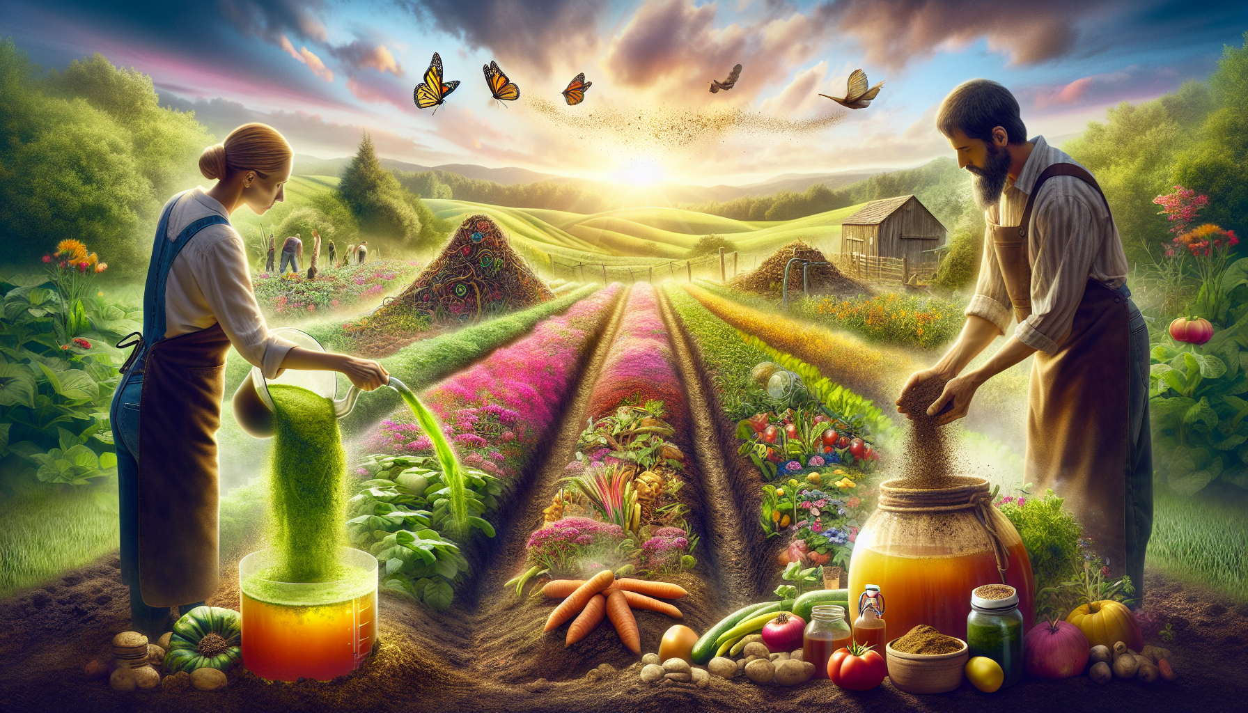 Organic Compost Teas for Crop Boosts: A Natural Elixir for Your Plants