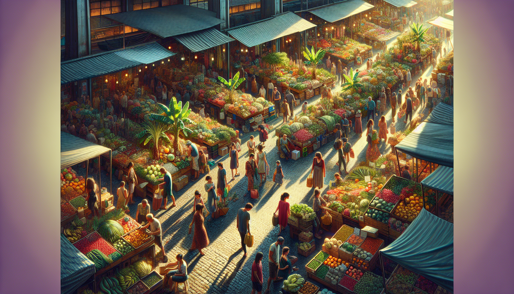 Exploring Organic Finds at Urban Markets