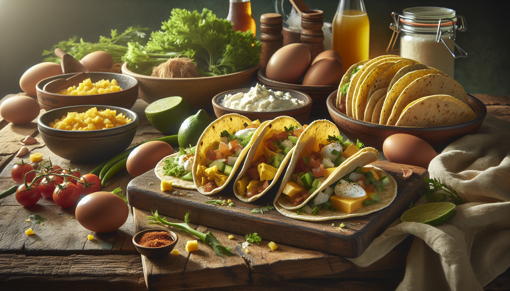 Organic Breakfast Tacos With Heirloom Corn: A Delicious Start to Your Day