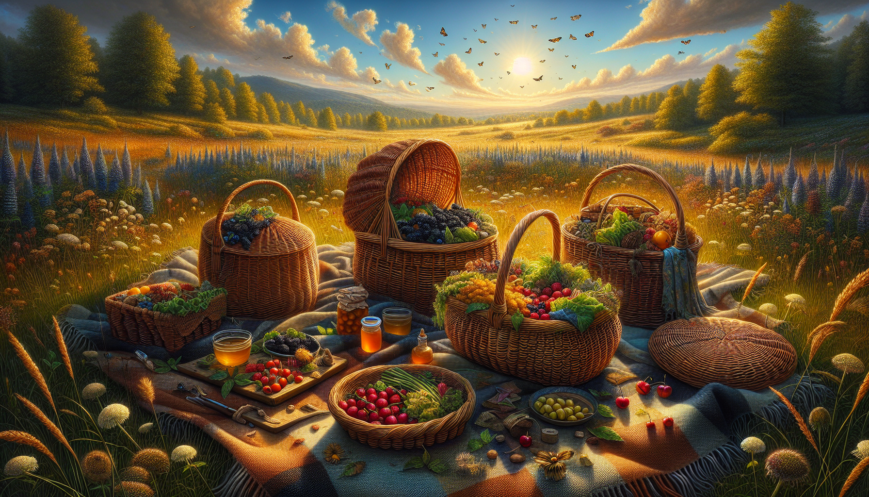 Organic Picnic Baskets With Foraged Finds: A Guide to Natural Dining