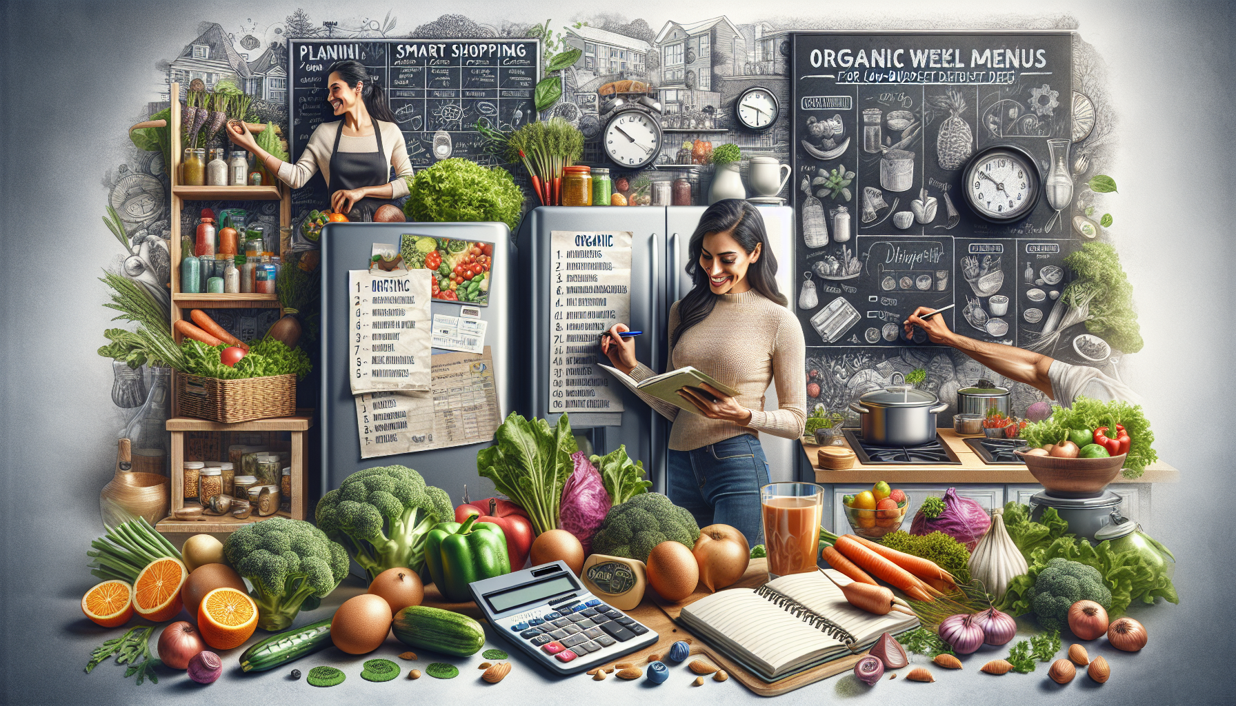 Organic Weekly Menus for Low-Budget Diets