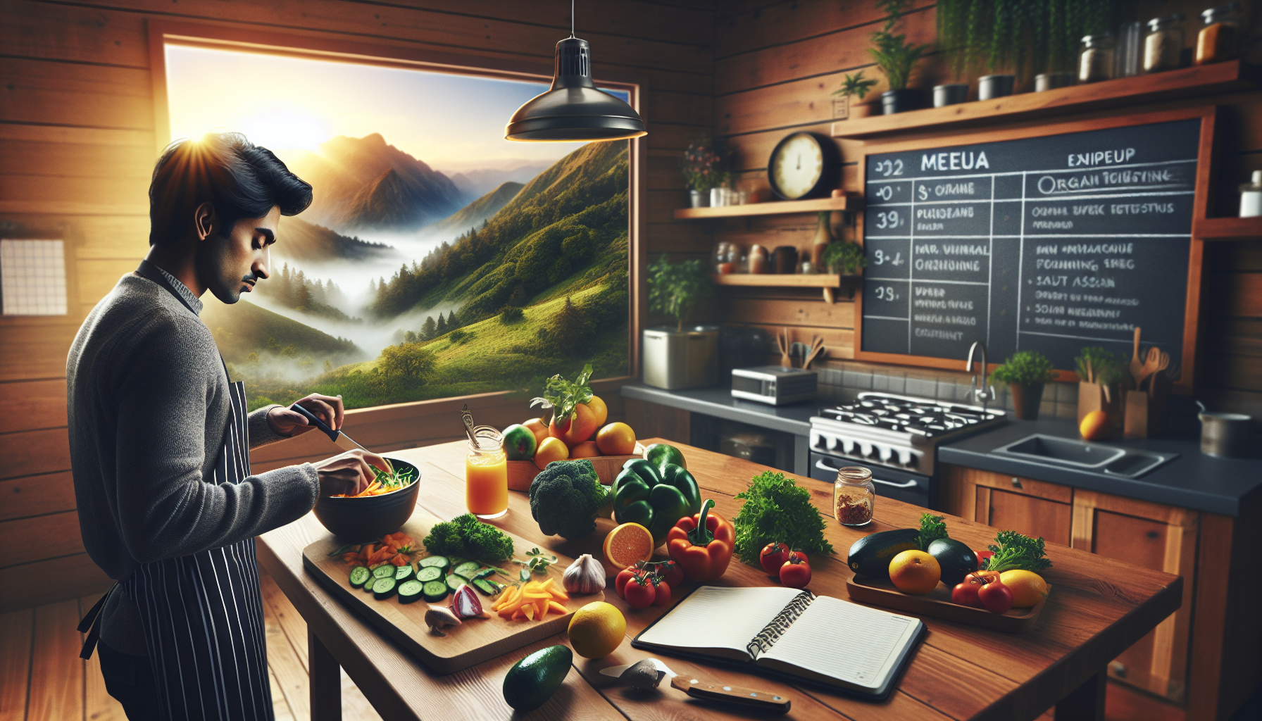 Organic Weekly Menus for Single Living