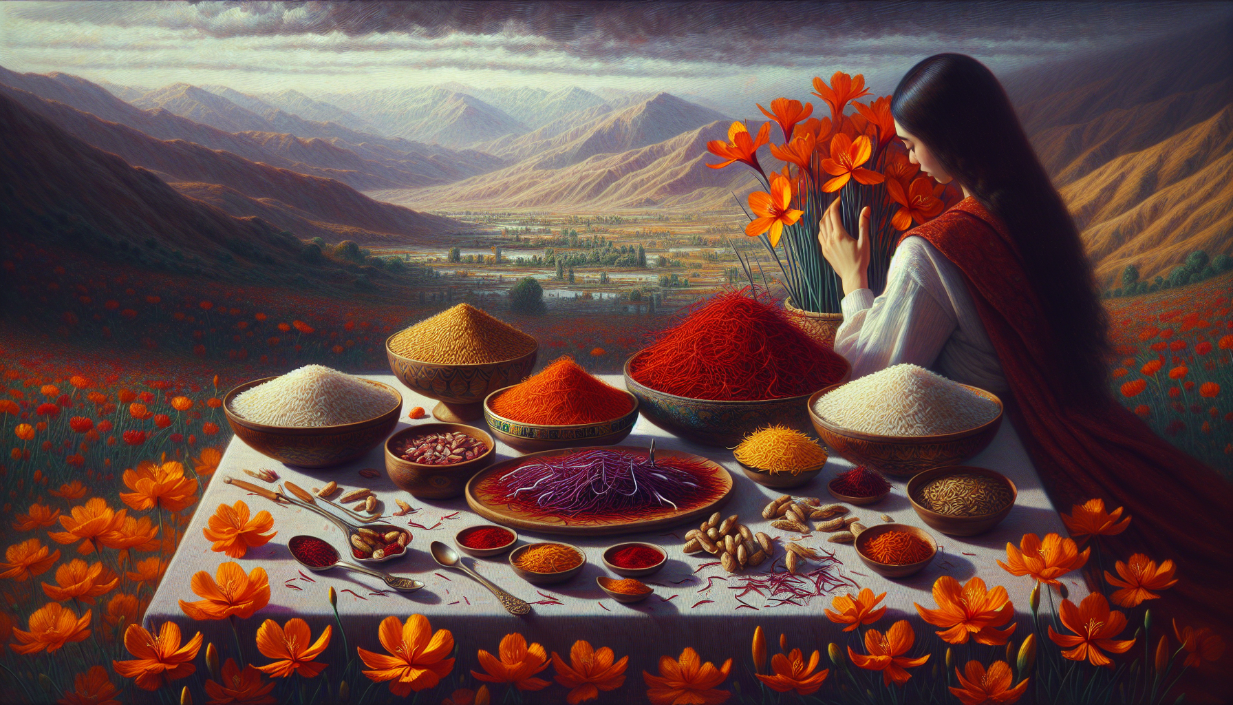 Organic Saffron Threads for Organic Rice: Enhancing Flavor and Nutrition
