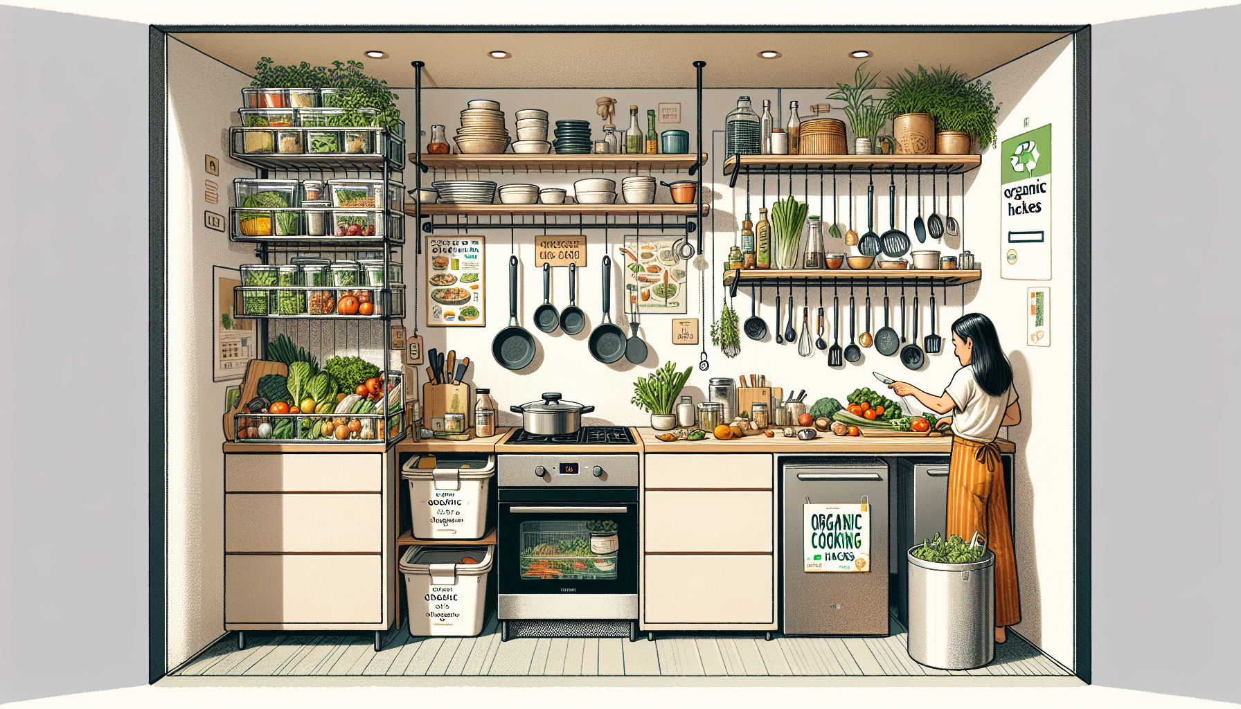 Organic Cooking Hacks for Small Kitchens