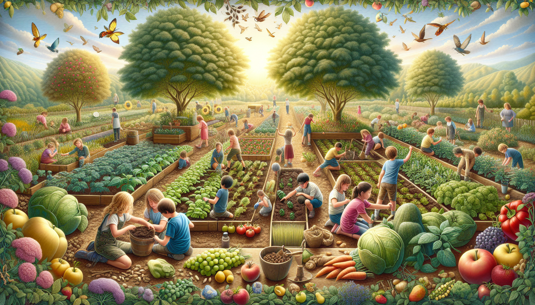 Organic Gardening With Kids’ Projects
