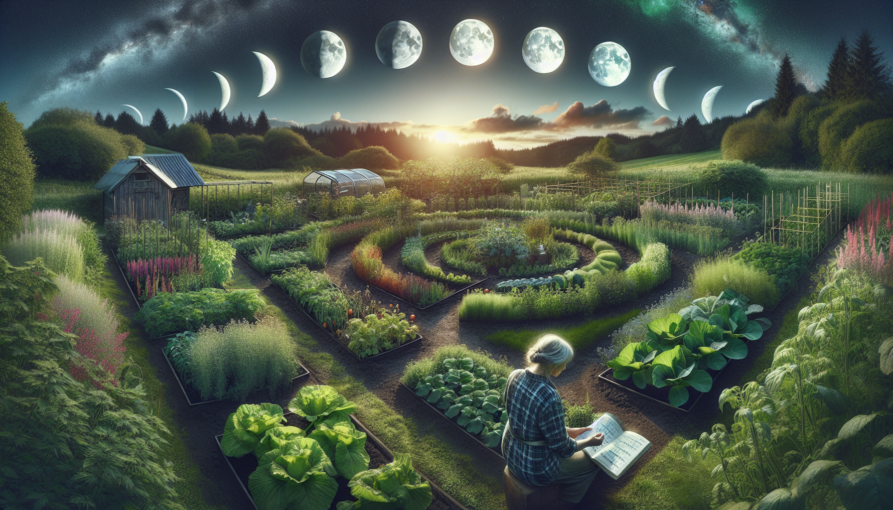 Moon Phase Planting for Organic Gardens: Harnessing Lunar Rhythms for Better Yields