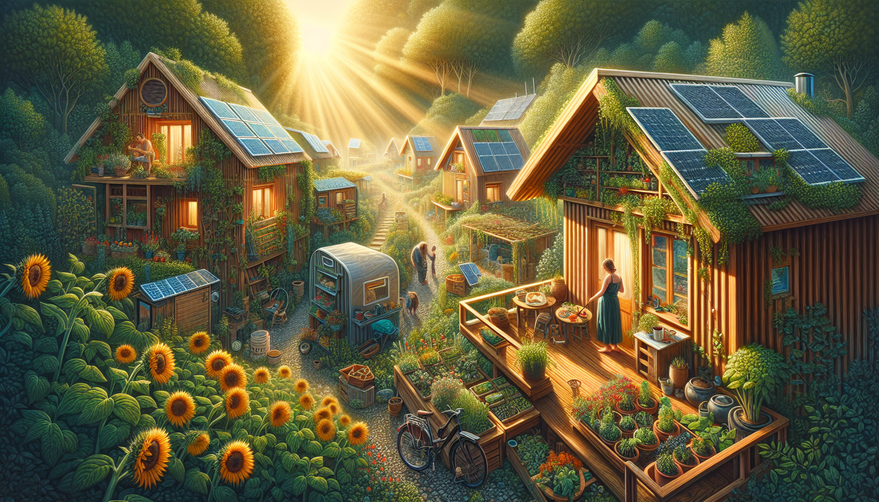 Exploring Organic Lifestyle in Tiny Houses